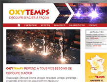 Tablet Screenshot of oxytemps.fr